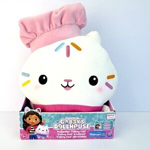 GABBY'S DOLLHOUSE Huggable CAKEY CAT Plush  Toy 2022 NEW Baker Cook Exclusive